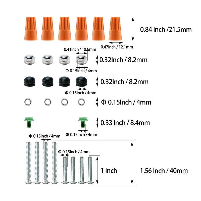 Armiika 2 Pack Universal Mounting Bracket, 4 Inch Steel Round
