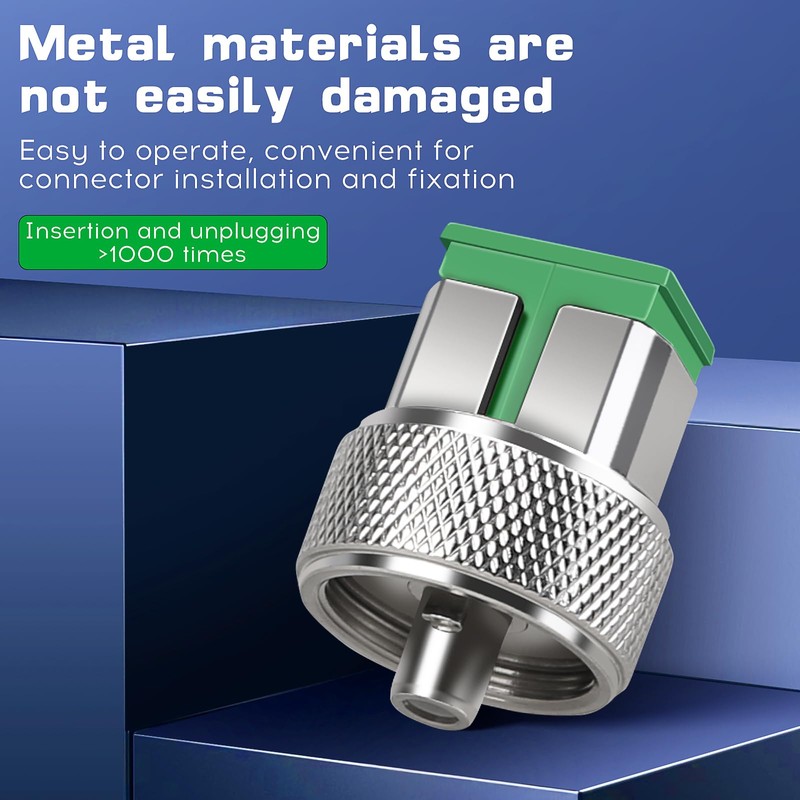 BAOSHLA OTDR SC Adapter SCAPC Connector Fiber Optic Adapter Interface