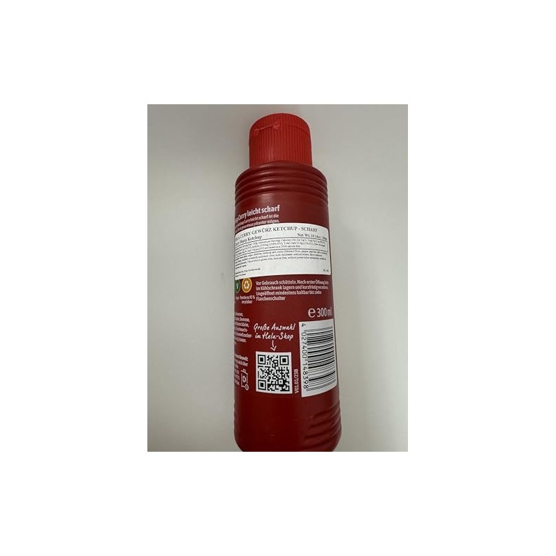 Hela Curry Gewurz Hot Ketchup -Pack of 2 X 300