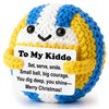 Weming Stocking Stuffers – Mini Crochet Volleyball Plush with Story