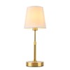 HISEEGO Wireless Table Lamp – Gold Retro Metal Design, Warm