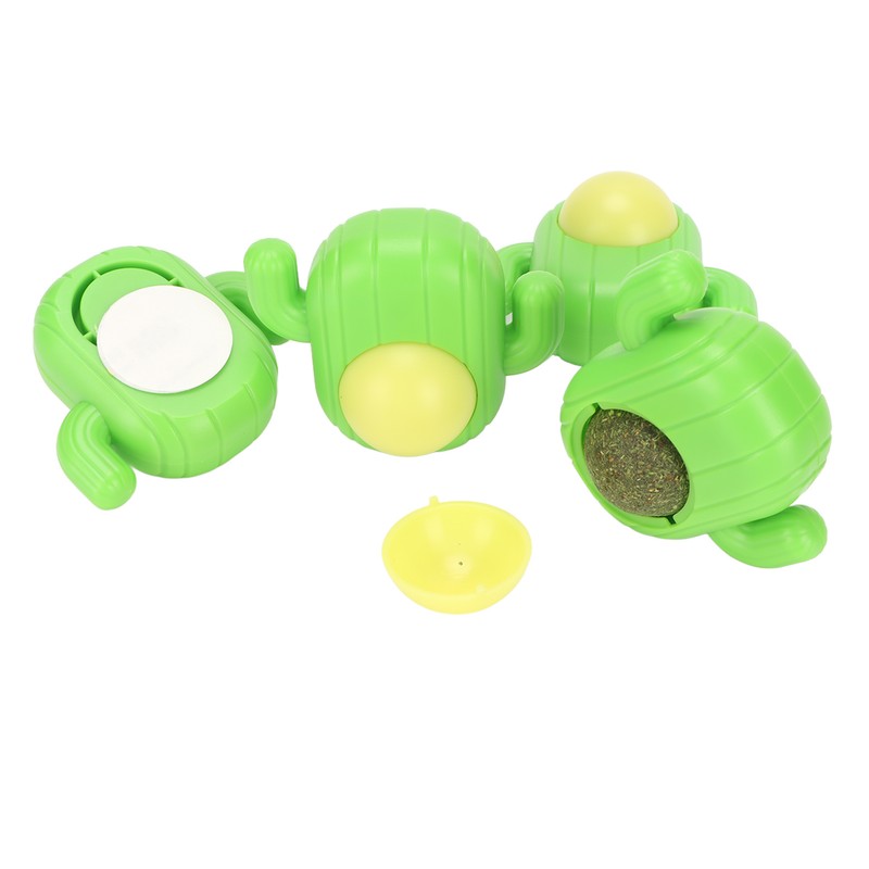 Wall Catnip Toy Teeth Cleaning Dustproof Adhesive Interactive Cat Chewing