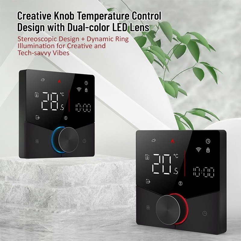 Smart Tuya WiFi Thermostat Voice Control Digital Weekly Programmable Temperature