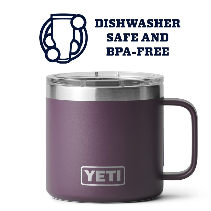 YETI Stainless Steel Rambler Drinking_Cup, Vacuum Insulated, with MagSlider Lid,