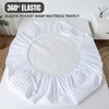 Quilted Waterproof Mattress Protector, JOMWEN Extra Deep Mattress Topper, Fitted