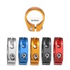 HARFINGTON Bike Seat Post Clamp 34.9mm Clip Aluminum Alloy Bicycle