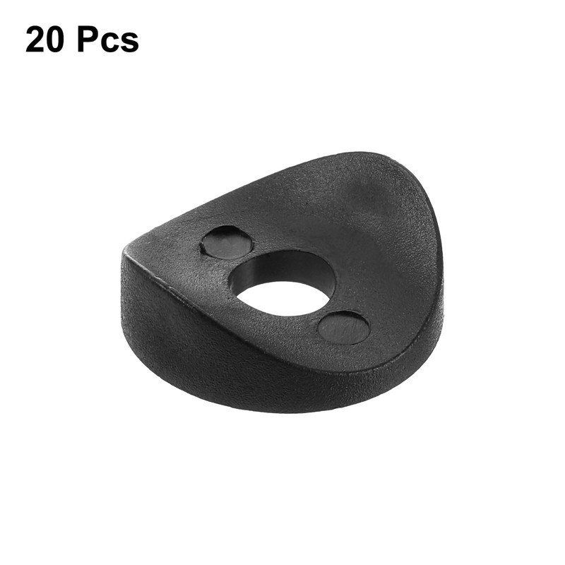 sourcing map 20Pcs 8 x 25 x 3mm Plastic Round