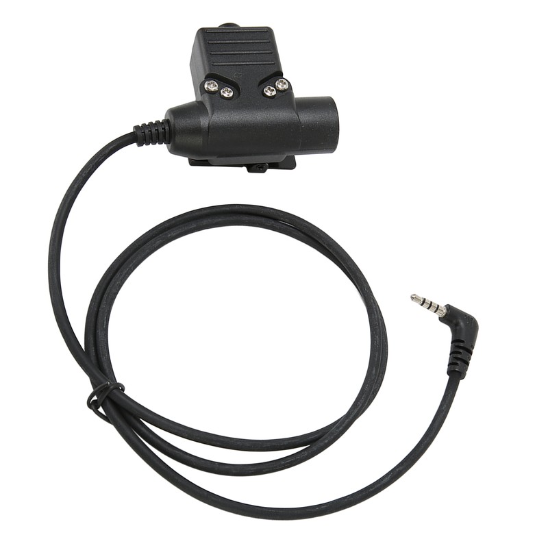 U94 PTT Headset Adapter 90cm Back Clip Headset Connector Cable