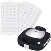 1 Set of Ceramic Waffle Plates Suitable for Syntrox Chef
