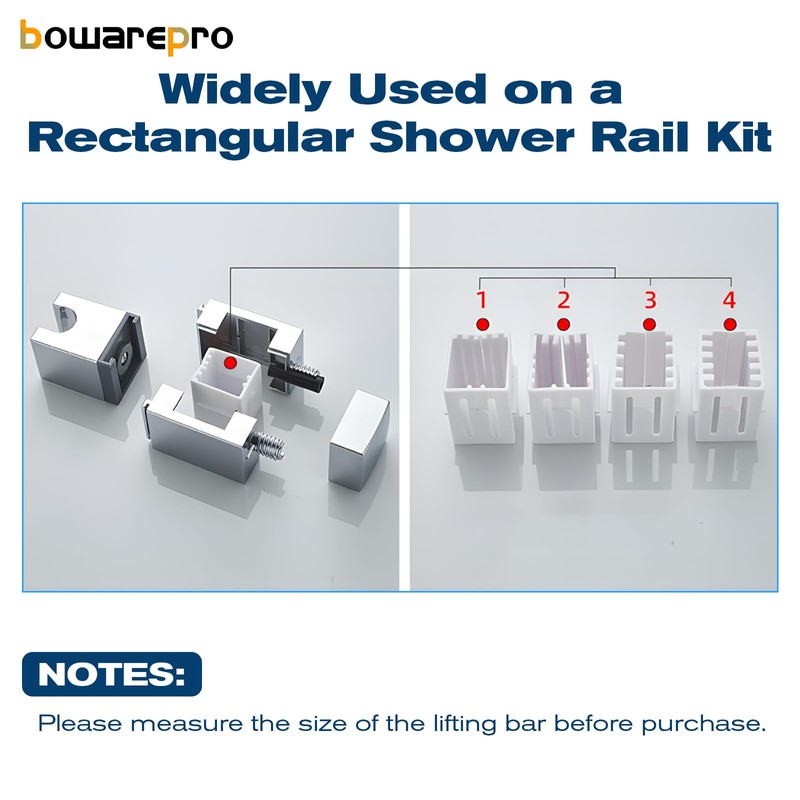 Bowarepro Adjustable Shower Bracket, No Removal of The Shower Head