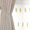 YankMooM 2 Pack Curtain Tiebacks Hand Knitting Curtains Tied Rope