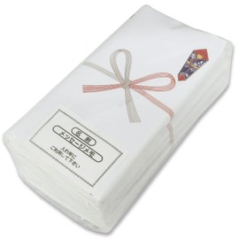 Nakamura 89995 Plain Towel with Noshi, Pack of 5, White, Approx. 2.2 oz (62.5 g)