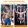 Topfinder Cable Machine Attachment Set for Gym,LAT Pulldown Attachment,Home Gym