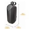 BOBOJIIIER Bolsa Impermeable Para Scooter/bicicleta Eléctrica