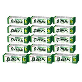 Lotte Fresh Flavor Flavono Green Tea Chewing Gum, Refreshing Taste, 26g (9 Sticks) per Pack, Pack of 15