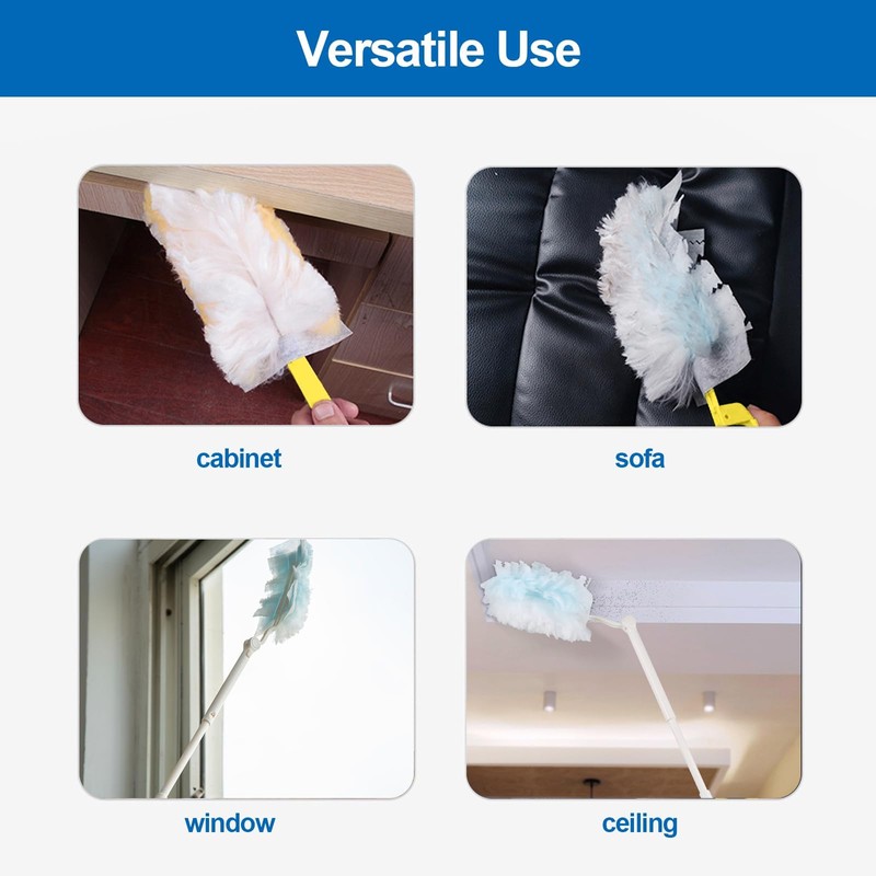 Replacement Handles Compatible with Swiffer Duster Refill, Swiffer Duster Extended