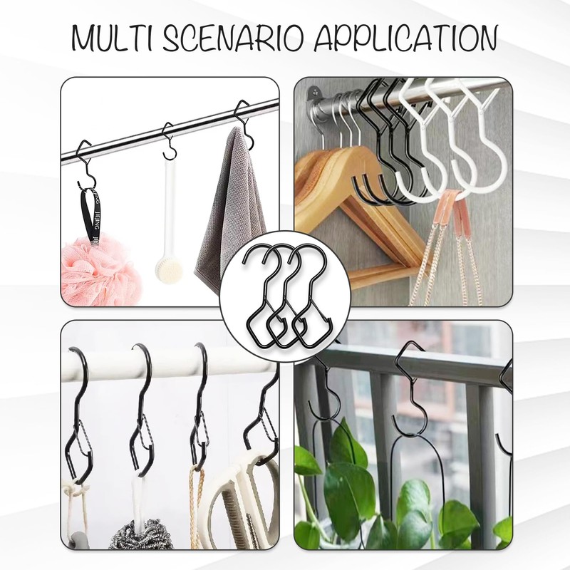 10 PCS S Shaped Hook, S Shaped Metal Hook, S
