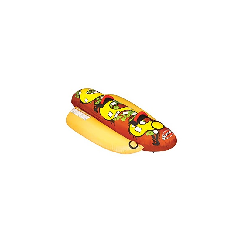SportsStuff HOT DOG 3 Rider Towable Tube, red