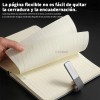 Agenda De Cuero Libretas Hebilla Magnética Con Bolígrafo