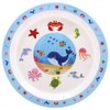 The Leonardo Collection Children's Sea Life Design Melamine Plate, 21.5