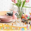 Marsui 100 Pcs Bunny Miniatures Figurines Rabbit Miniature Accessories Easter