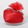 Women Bride Wedding Fascinator Hat Elegant Ladies Flower Cocktail Tea