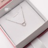 Collar Corazon Plata Regalo Pareja Novia Aniversario Mujer