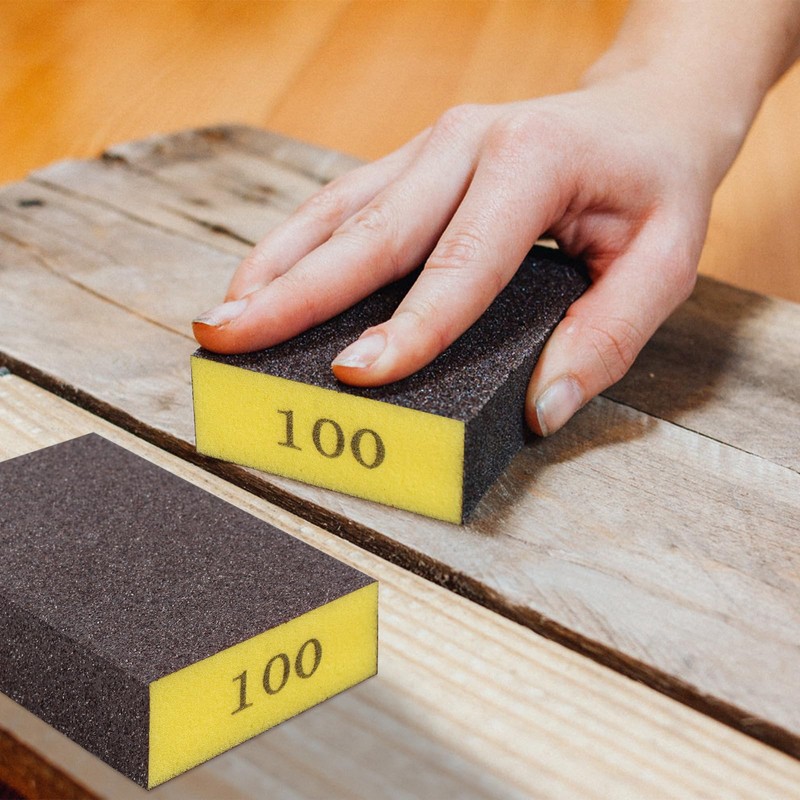 Romeda 8-Pack Sanding Sponge, 100 Grit