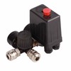 Air Compressor Pressure Switch 1/4in 4 Holes Controller Regulator Valve