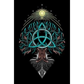 Lebensbaum Yggdrasil – Ein Notizbuch für Magie und Rituale: 150 dotted Seiten für spirituelle Eintragungen – Keltische Mythologie, Wicca, Pagan und Mondmagie