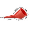 Angled Fuel Funnel with fine mesh filter and handle,for petrol