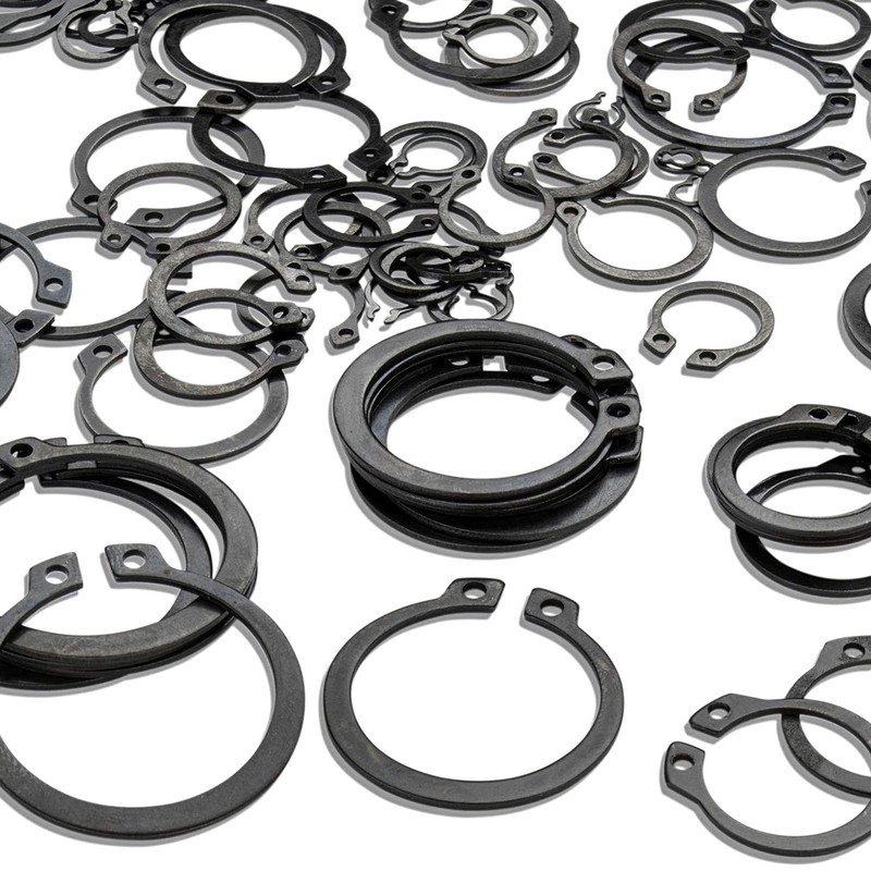 HFS(R) 300pcs Circlips 18 Types Snap Rings for Stem DIY