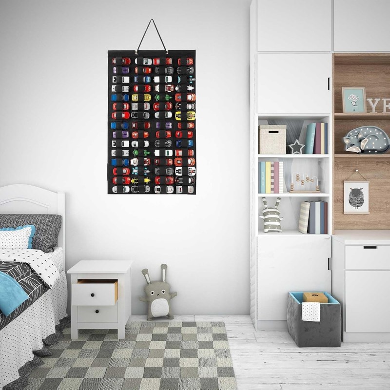 Hanging Storage Organizer for Hot Wheels, XICEN Storage Case Compatible