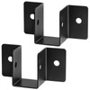 eoere 2 PCS Heavy Joist Hanger, Inner Width: 3-1/2", Fit