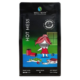 Well Bean Premium Coffee Co, Whole Beans - Nicaraguan Microlot (Hot Mess - Medium Roast)