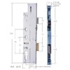 Fullex Crimebeater 45mm Backset Door Lock Case Gear Box 2