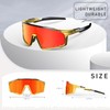 KAPVOE Polarized Cycling Glasses for Men Women MTB Glasses Mountain