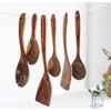 Teak Wooden Modern Spoon, Wooden Spoon 1pc (Brown, One Size)