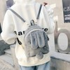 Women Bunny Backpack Plush Mini Fluffy Rabbit Ear Backpack Fuzzy