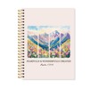 OSLYSOF Gorgeous Mountain Wildflower Christian Spiral Notebook, Psalm 139:14 Bible