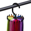 YWSHF 360 Degree Rotating Round Necktie Storage Hanger Compact Space