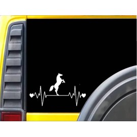 EZ-STIK Horse Standing LifelineJ358 8.5 inch Long Sticker Decal