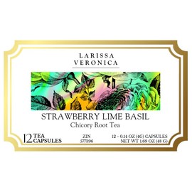 Strawberry Lime Basil Chicory Root Tea (Single Serve K-Cup Pods) (12 pods, ZIN: 577396)