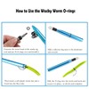 PIYIENR Wacky Worm Tool Wacky O-Rings (Black O-rings 200pcs)