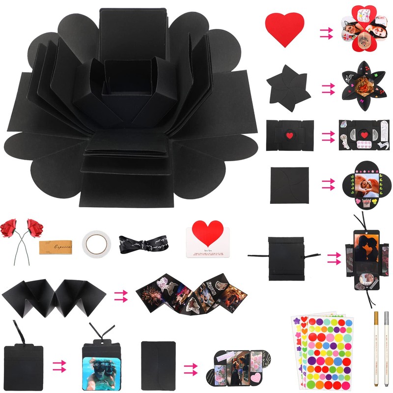 JANLOFO Surprise Box, Present Box, Surprise, Explosion Box, Album, DIY,