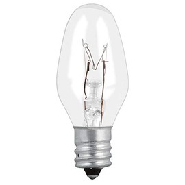 Volteck FI-50T, Focos incandescentes transparentes, base E12, 7.5watts, 50pzas