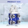 8-Way Lead-Acid Battery Terminal Connectors, Positive and Negative Set, Compatible