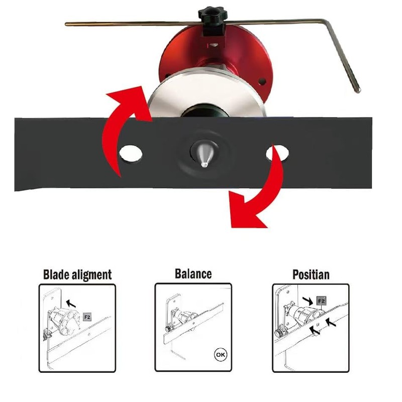 DPHXF Improved Version Mower Blade Sharpener & Balancer Replace 5005、42-047