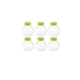 Tefal XF1020 plastic bottles and accessories for Joghurtbereiter Multidelice for Trinkjoghurt 200 ml (Pack of 6)