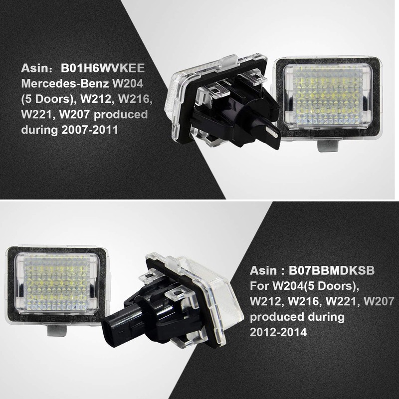 Win Power Licence Plate Lighting, Pack of 2